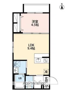 ROBOT HOME 都立家政【3階】の間取り