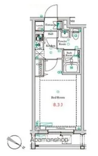 アンベリール中野鷺ノ宮【3階】の間取り