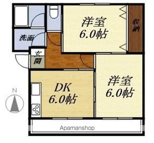 コーポジュピター【1階】の間取り