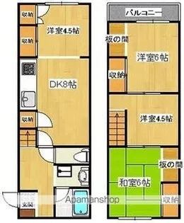 労住協第5ビル【5階】の間取り