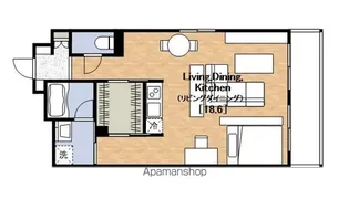 WOLF PACK APARTMENT【4階】の間取り