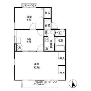 メゾン・ド・T【1階】の間取り