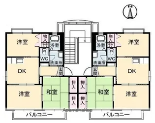 エタン・ヴィラージュ B【1階】の間取り