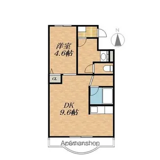 エクセルバード【2階】の間取り
