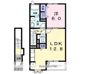 レイクフィールド土浦 Ⅰ番館【2階】の間取り