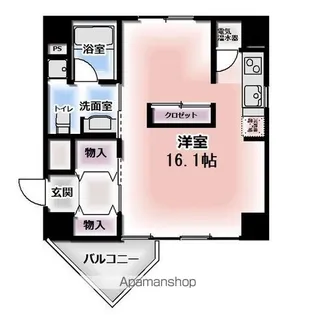 サンフレア日出町【10階】の間取り