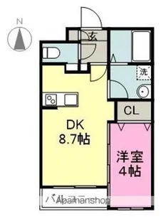 HORAI−9【102号室】の間取り