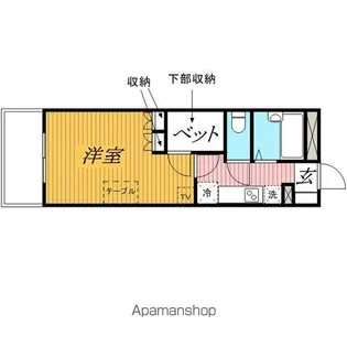 レオパレスドエルシンヤマ【3階】の間取り