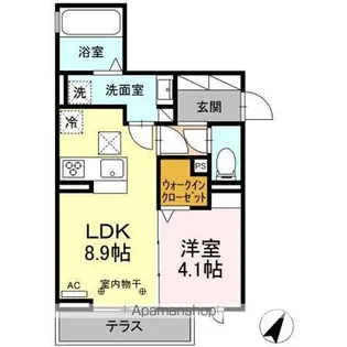 エフォート【1階】の間取り