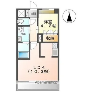 フェリーチェ【1階】の間取り