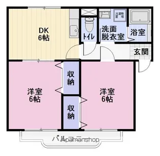 CREST SQUARE Ⅰ【2階】の間取り