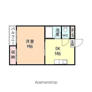 アポロ【305号室】の間取り