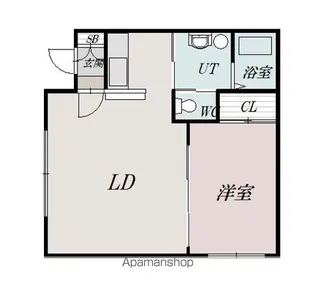 アリュール【102号室】の間取り