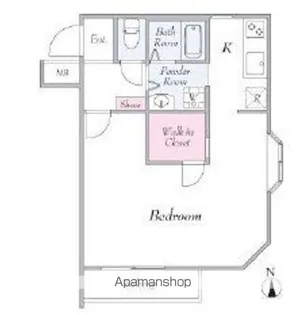 ル・リオン中野白鷺【107号室】の間取り