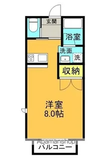 ブラウンズ・ヴィラ B【101号室】の間取り