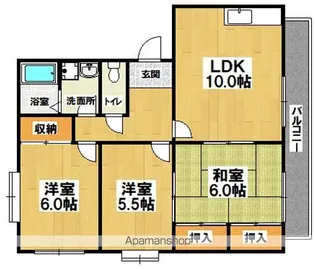 ヴィブレ大歳 A棟【2階】の間取り