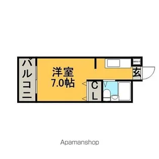 メゾン・ド・香椎参道【6階】の間取り