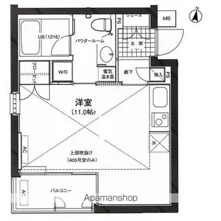 カーサ・デル・ソル小石川【1階】の間取り