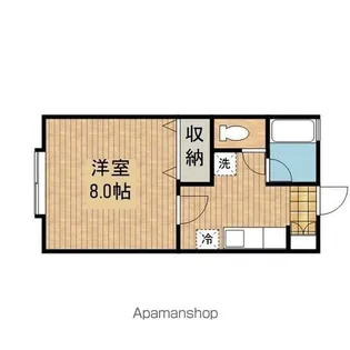 ピュアF【202号室】の間取り