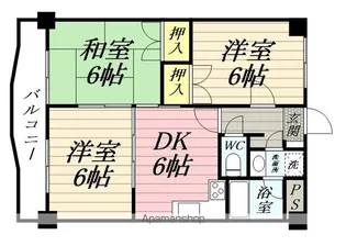 シュエット白雪【5階】の間取り