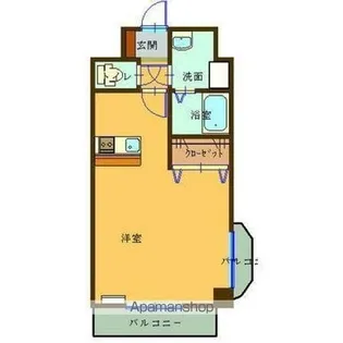 エクセビューかりや【203号室】の間取り