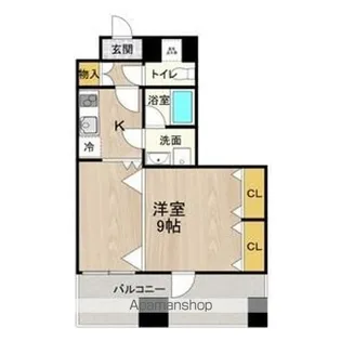CITY SPIRE平野【9階】の間取り