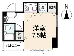 ダイアパレス中央町302号【3階】の間取り