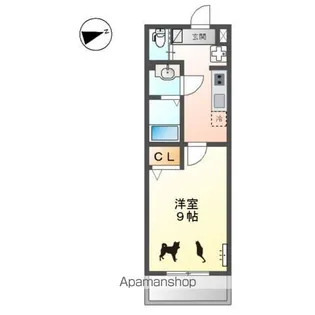 グランシャリオ葵【2階】の間取り