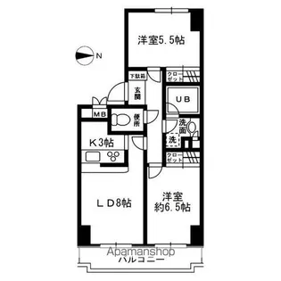 レジディア目白【4階】の間取り