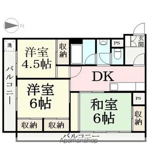 ホワイトハウス大宮.【303号室】の間取り