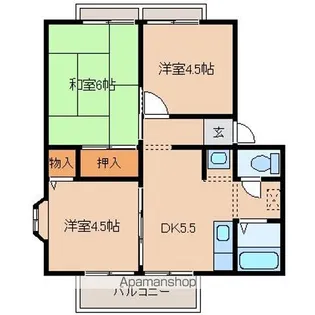 サンガーデンIA【2階】の間取り