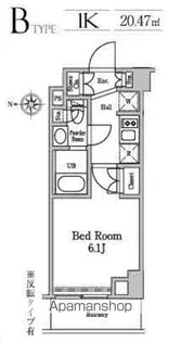 レジディア南品川Ⅱ【1階】の間取り
