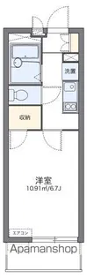 レオパレスKRHフレンドⅡ【103号室】の間取り