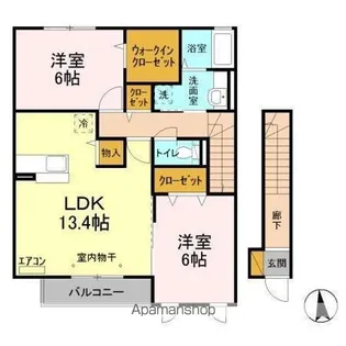 グレイスヒル【2階】の間取り