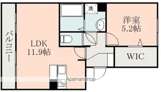 タウンフォートⅠA棟【2階】の間取り