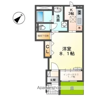 ウィン・ベルⅤ(ファイブ)【1階】の間取り