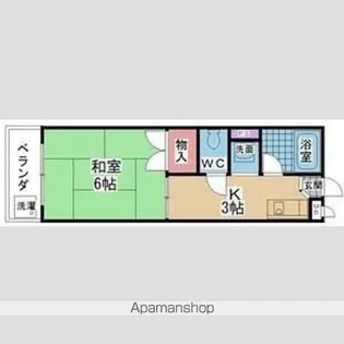 マンションからたち【1階】の間取り
