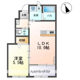 オネット【1階】の間取り
