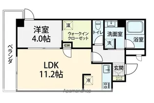 ファースト・レーベン池田町【5階】の間取り