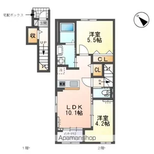 仮)七宝町桂アパート【203号室】の間取り