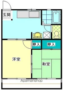 カーサMⅡ【203号室】の間取り