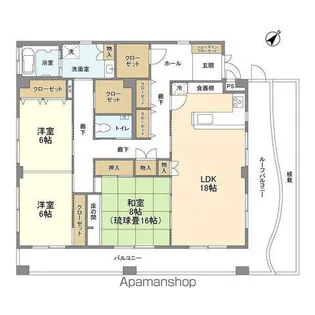 KYレジデンス【6階】の間取り