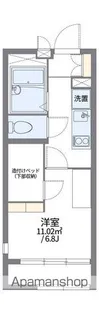 レオパレスミレイユ本町【101号室】の間取り
