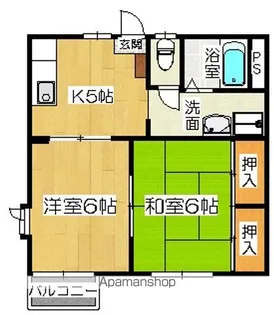 カサベルデタケダ B棟【202号室】の間取り
