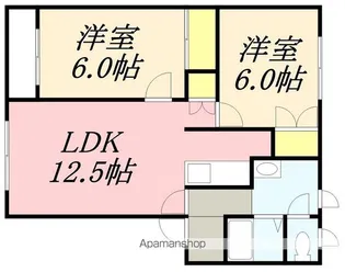 サンハイツMAX八【103号室】の間取り