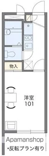 1Kの間取り画像