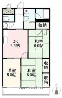 桜町サンハイツ【303号室】の間取り