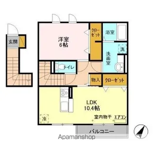 ヴィラコリーナ【2階】の間取り
