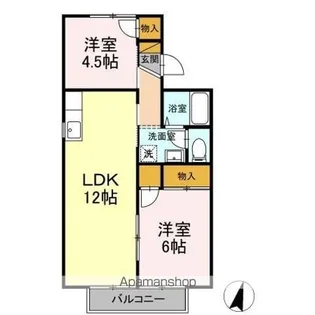 フレグラントアネックスI【1階】の間取り