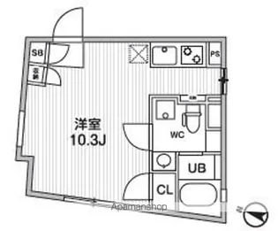 FARE恵比寿【1階】の間取り